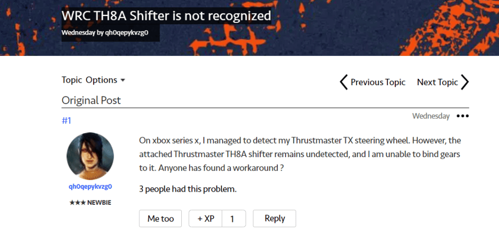 How to Fix EA Sports WRC Thrustmaster TH8A Shifter is Not Recognized on Xbox