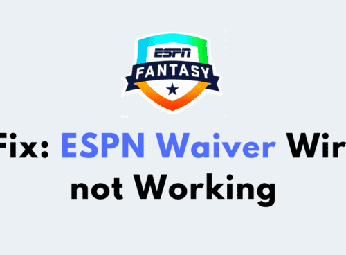 How to Fix ESPN Waiver Wire not Working