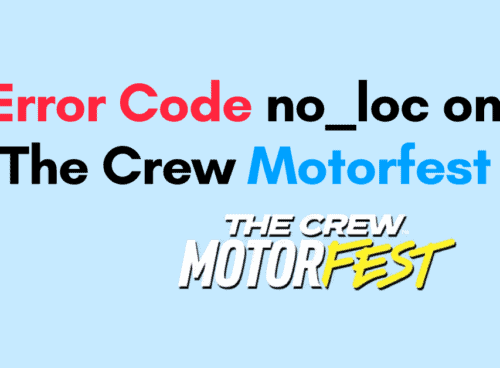 How to Fix Error Code no loc on The Crew Motorfest 1