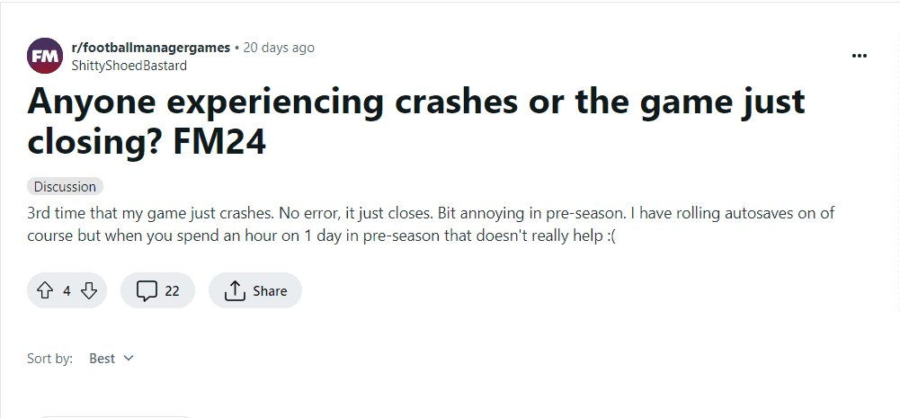 How to Fix Football Manager 2024 Crashing on Startup