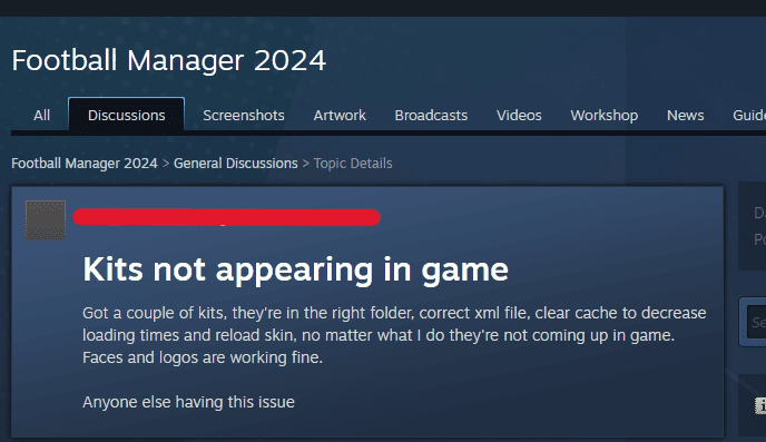 How to Fix Football Manager 2024 Kits not Appearing in-game 2 How to Fix Football Manager 2024 Kits not Appearing in game