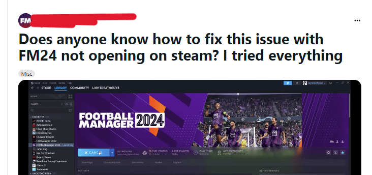 How to Fix Football Manager 2024 Not Launching, Starting 2 How to Fix Football Manager 2024 Not Launching Starting