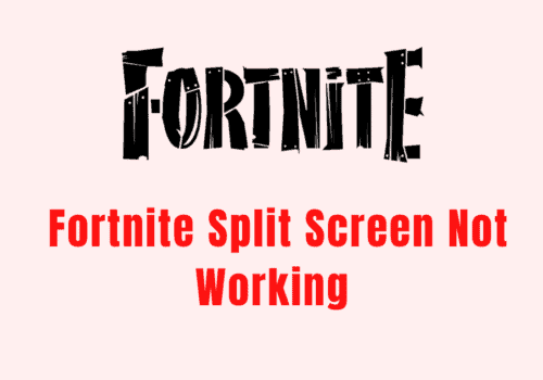 How to Fix Fortnite Split Screen Not Working