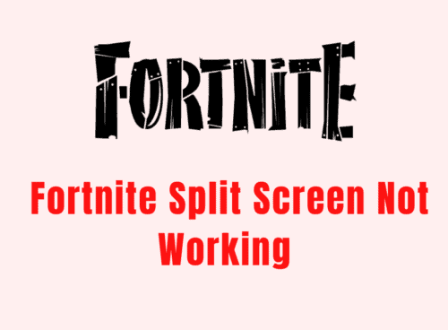 How to Fix Fortnite Split Screen Not Working