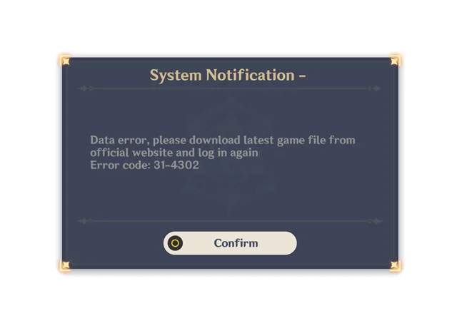 How To Fix Genshin Data Error Please Fully Uninstall The Game Error Code 31-4302 2 How to Fix Genshin Data Error Please Fully uninstall the Game Error Code 31 4302
