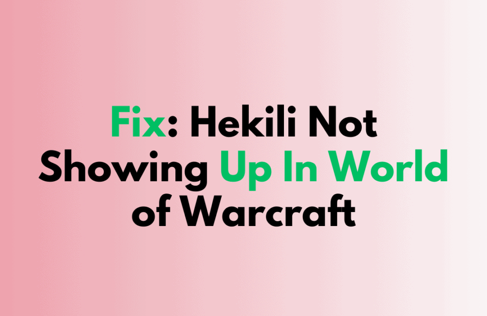 How to Fix Hekili Not Showing Up In World of Warcraft 1