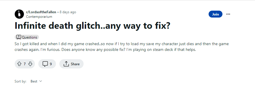 How to Fix Lords of the Fallen Infinite Death Glitch 2 How to Fix Lords of the Fallen Infinite Death Glitch