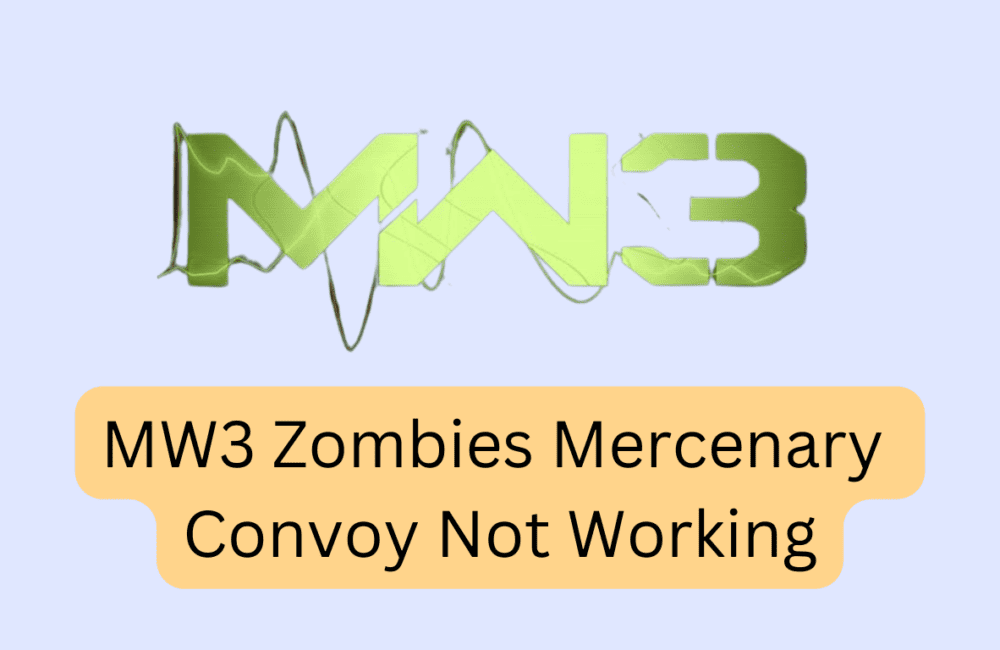 How to Fix MW3 Zombies Mercenary Convoy Not Working 20231115 155336 0000
