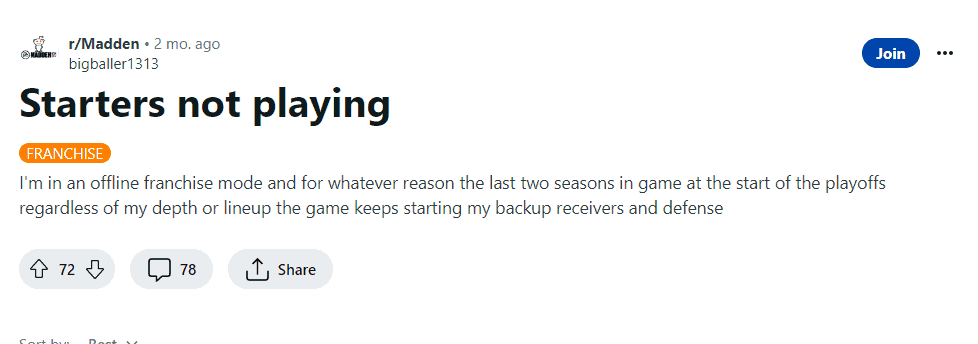 How to Fix Madden NFL 24 Starters Not Playing 2 How to Fix Madden NFL 24 starters not playing