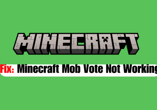 How to Fix Minecraft Mob Vote Not Working