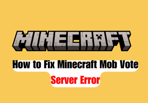 How to Fix Minecraft Mob Vote Server Error