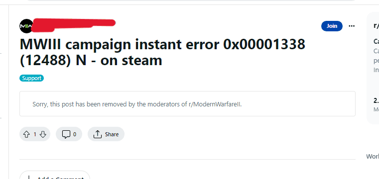How to Fix Modern Warfare 3 Error Code 0x00001338(12488)N 2 How to Fix Modern Warfare 3 Error Code