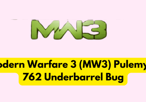 How to Fix Modern Warfare 3 (MW3) Pulemyot 762 Underbarrel Bug