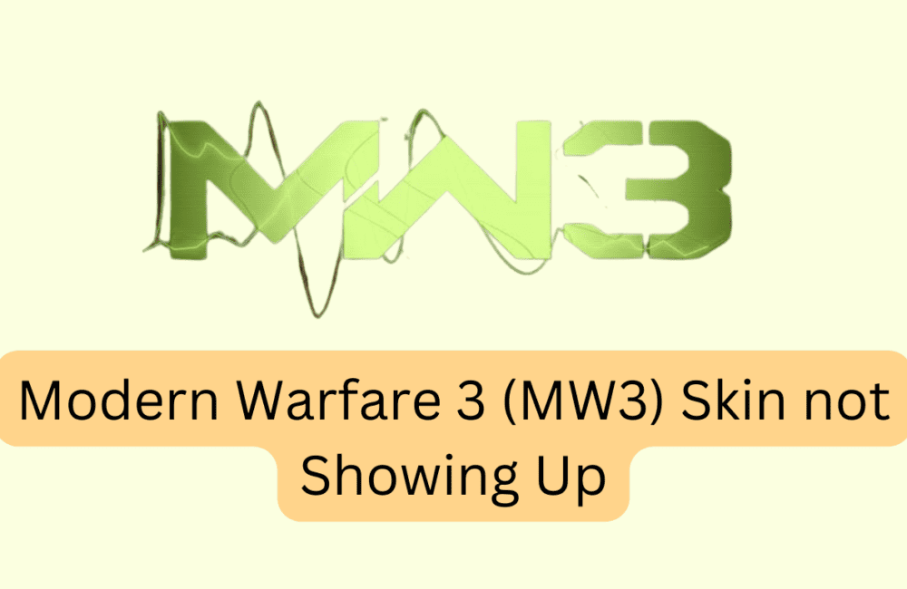 How to Fix Modern Warfare 3 MW3 Skin not Showing Up 20231115 092710 0000