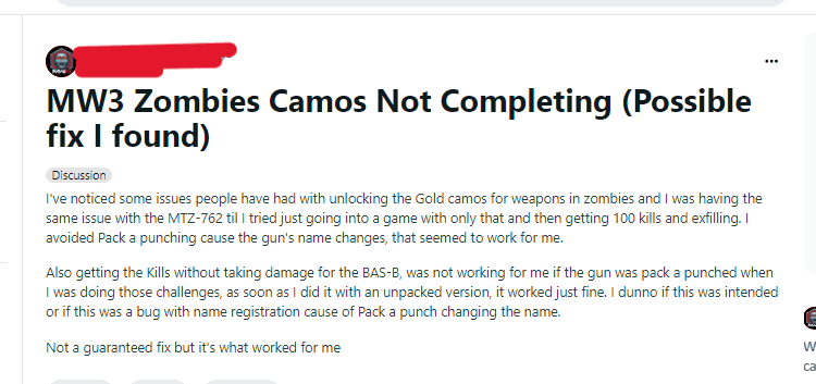 How to Fix Modern Warfare 3 (MW3) zombies gold camo not working 2 How to Fix Modern Warfare 3 MW3 zombies gold camo not working