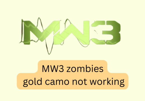 How to Fix Modern Warfare 3 MW3 zombies gold camo not working 20231115 092912 0000