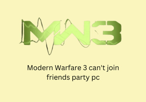 How to Fix Modern Warfare 3 can t join friends party pc 20231114 152357 0000