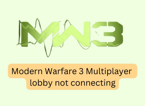 How to Fix Modern Warfare 3 multiplayer lobby not connecting 20231115 092118 0000