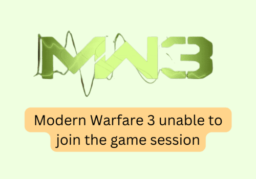How to Fix Modern Warfare 3 unable to join the game session 20231114 174233 0000