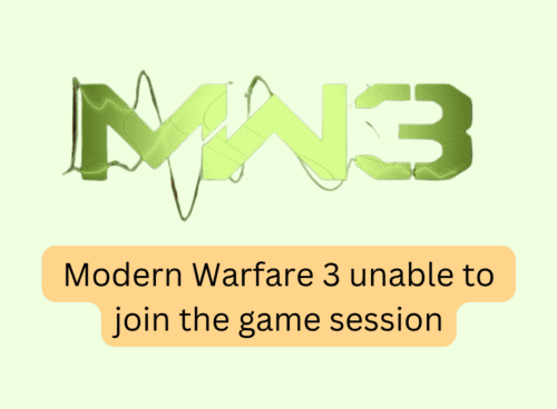How to Fix Modern Warfare 3 unable to join the game session 20231114 174233 0000