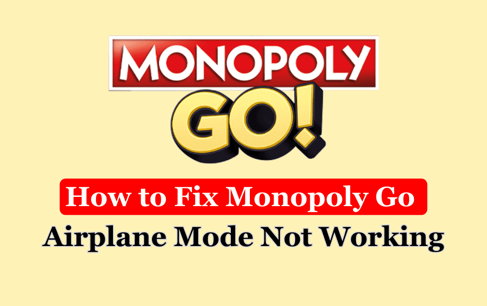 monopoly go airplane mode not working on iphone reddit