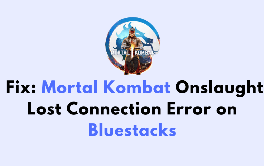 How to Install and Play Mortal Kombat: Onslaught on PC with BlueStacks