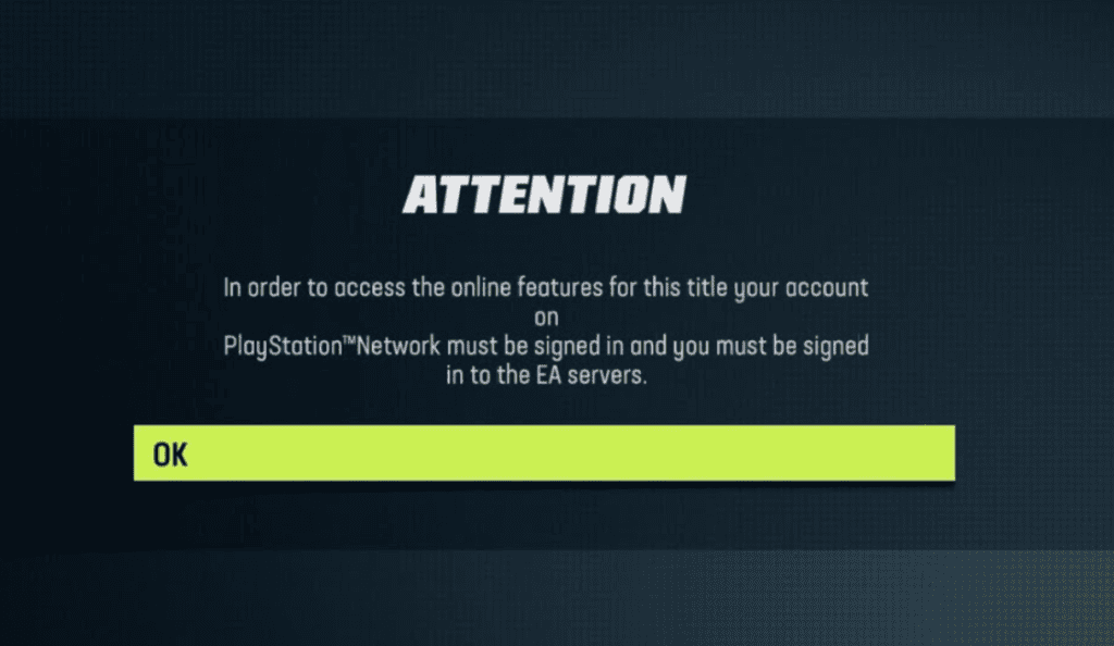 How to Fix "Must be signed in to access online features" in Madden NFL 24 2 How to Fix Must be signed in to access online features in Madden NFL 24