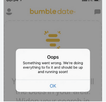 How to Fix “Oops something went wrong” on the Bumble App 2 How to Fix Oops something went wrong on the Bumble App