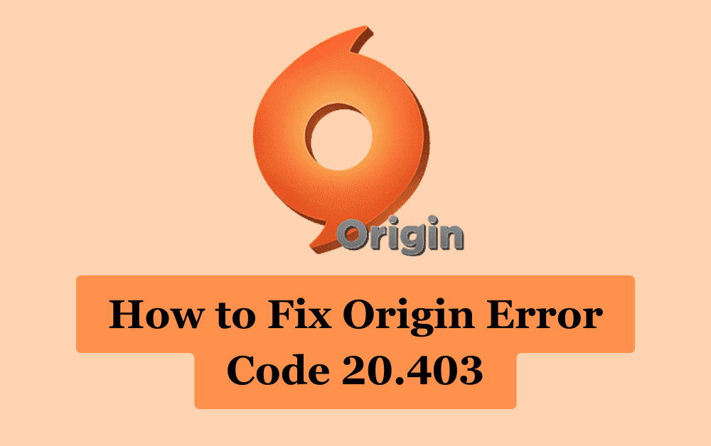 Has anybody solved this yet? Error code 20:403? : r/origin