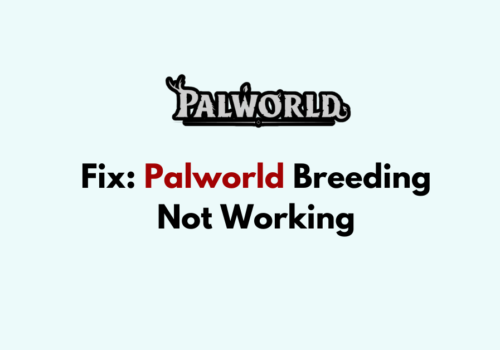 How to Fix Palworld Breeding Not Working