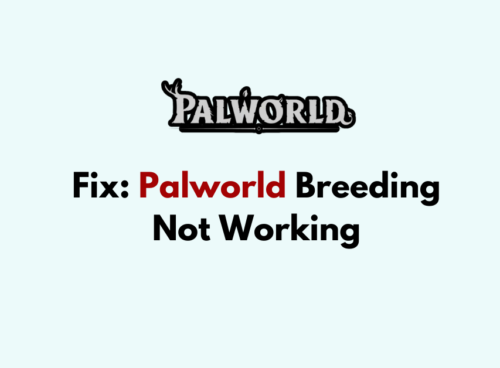 How to Fix Palworld Breeding Not Working