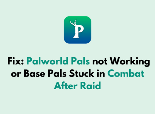 How to Fix Palworld Pals not Working or Base Pals Stuck in Combat After Raid 1