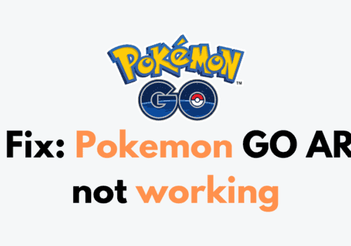 How to Fix Pokemon GO AR not working 1