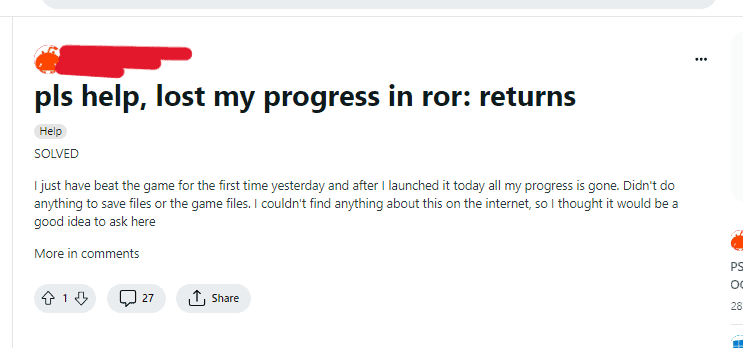 How to Fix Risk of Rain Returns In-game Progress Lost Issue 2 How to Fix Risk of Rain Returns In game Progress Lost Issue