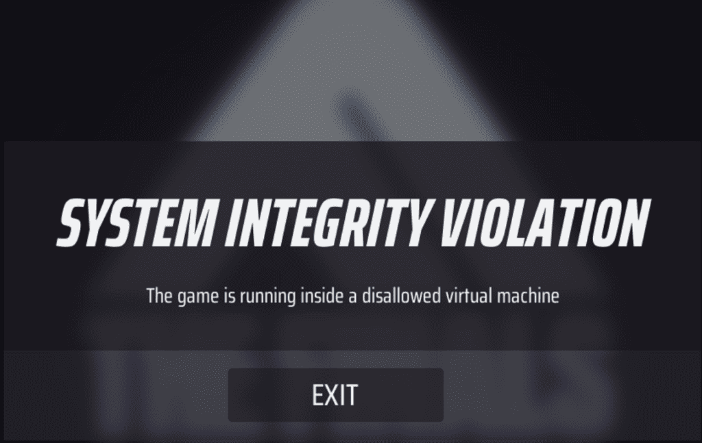 How to Fix “SYSTEM INTEGRITY VIOLATION The game is running inside a disallowed virtual machine” in The Finals 2 How to Fix SYSTEM INTEGRITY VIOLATION The game is running inside a disallowed virtual machine in The Finals