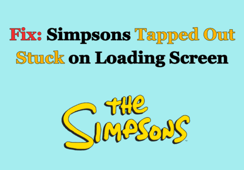 How to Fix Simpsons Tapped Out Stuck on Loading Screen