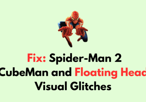 How to Fix Spider Man 2 CubeMan and Floating Head Visual Glitches