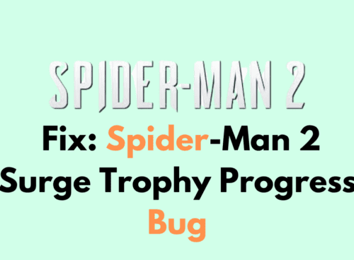 How to Fix Spider Man 2 Surge Trophy Progress Bug 1