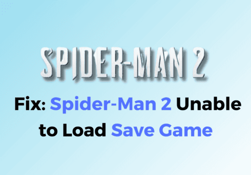 How to Fix Spider Man 2 Unable to Load Save Game 1