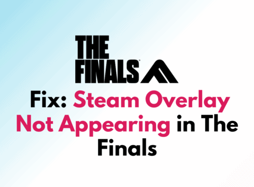 How to Fix Steam Overlay Not Appearing in The Finals 1