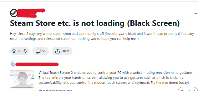 How To Fix Steam Store Black Screen Not Loading Issue - Wealth Quint