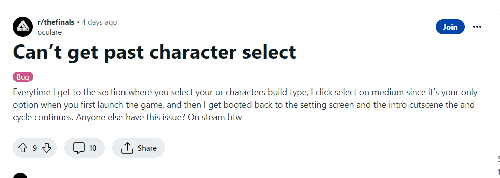 How to Fix The Finals Unable to Select Character Build Type Issue 2 How to Fix The Finals Unable to Select Character Build Type Issue