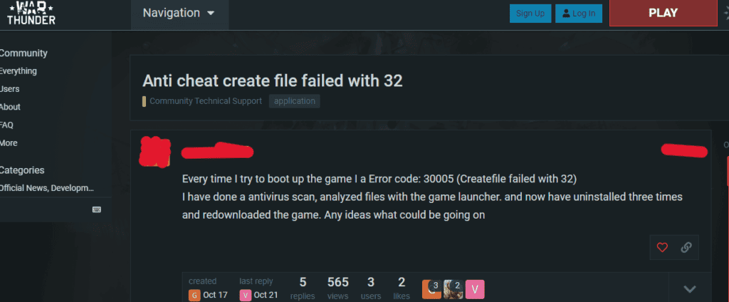 How to Fix War Thunder Create file failed with 32 2 How to Fix War Thunder Create file failed with 32