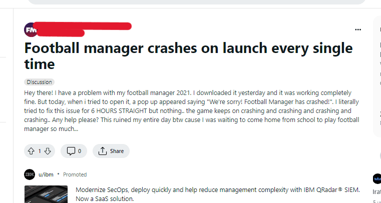 How to Fix We’re Sorry Football Manager Has Crashed 2 How to Fix Were Sorry Football Manager Has Crashed