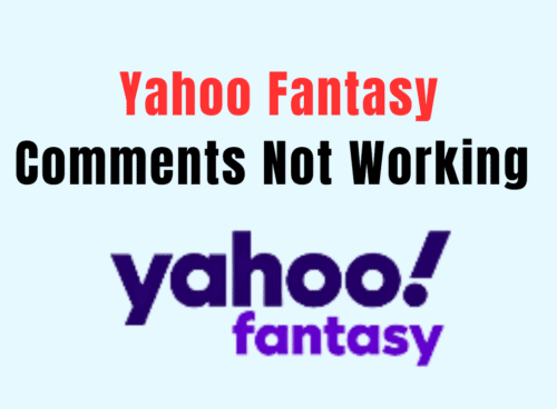 How To Fix Yahoo Fantasy Comments Not Working