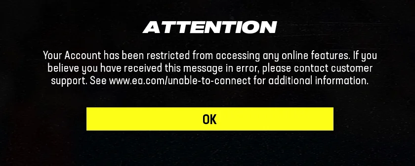How To Fix “Your Account Has Been Restricted From Accessing Any Online Features” On Madden NFL 24 2 How to Fix Your account has been restricted from accessing any online features on Madden NFL 24