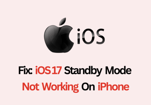 How to Fix iOS 17 Standby Mode Not Working on iPhone