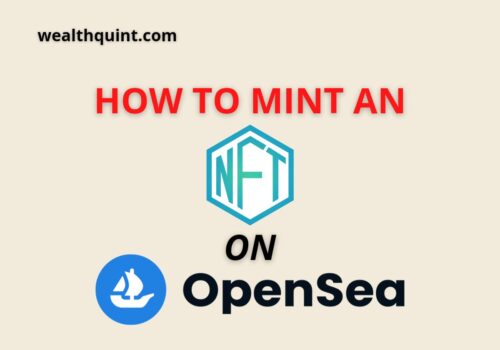 How to MINT an nft on opensea