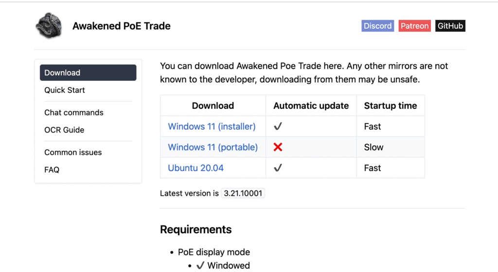 How to Update Awakened POE Trade 1 How to Update Awakened POE Trade