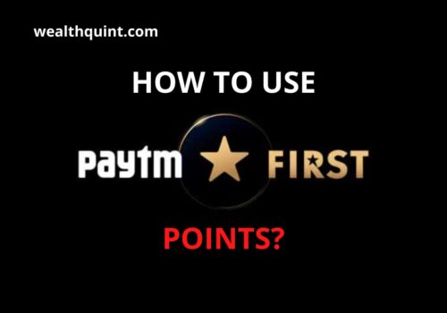 How to Use Paytm First Points